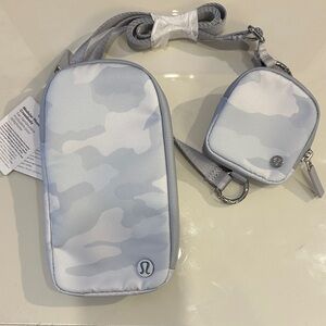 Lululemon Light Gray Crossbody Bag